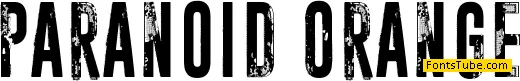 Paranoid Orange Font