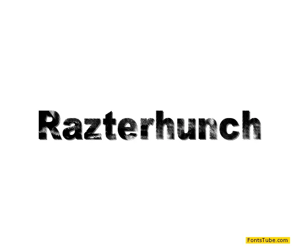 Razterhunch Font Family