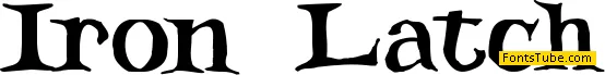 Iron Latch Font