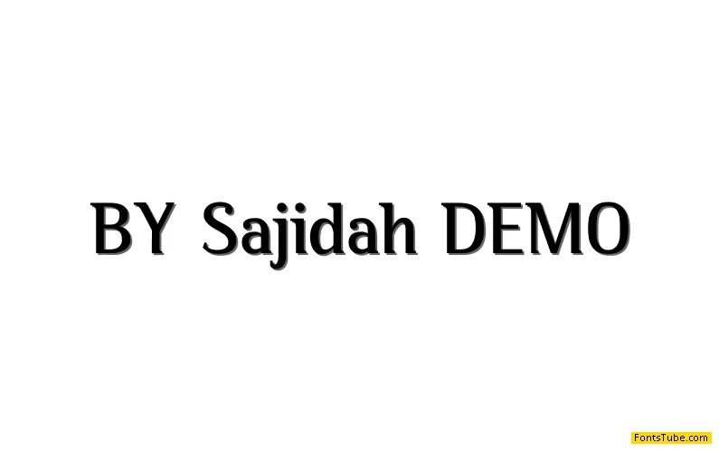 BY Sajidah Font