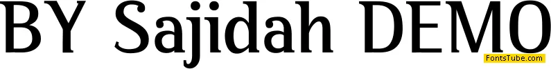 BY Sajidah Font