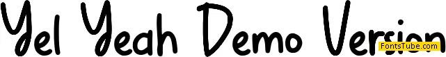 Yel Yeah Demo Version Font