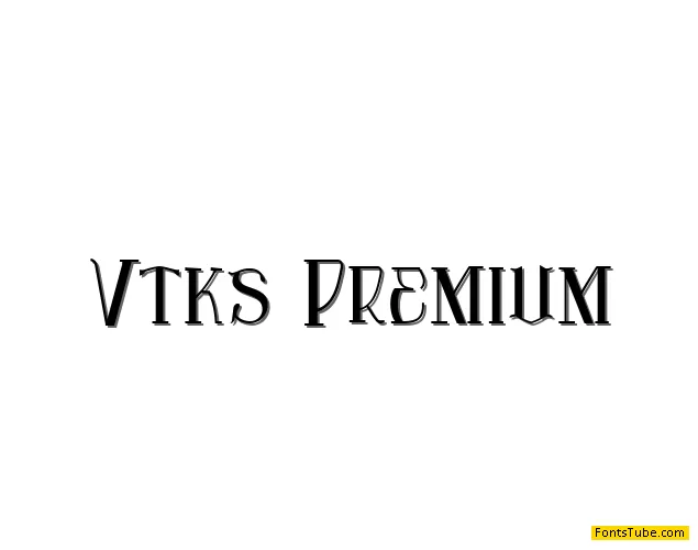 Vtks Premium Font