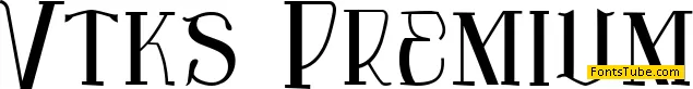Vtks Premium Font