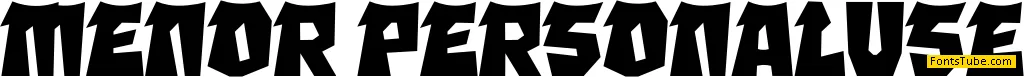 MENOR Font