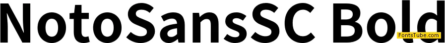 Noto Sans Simplified Chinese