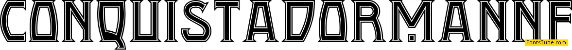 Conquistadorman NF Font