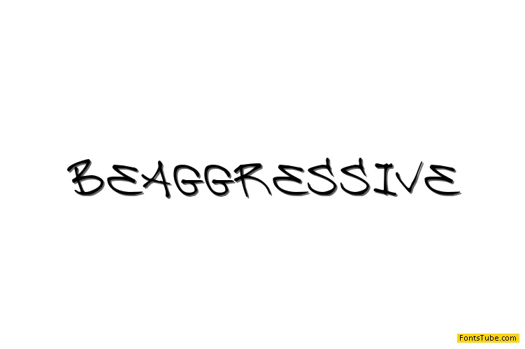 Be Aggressive Font