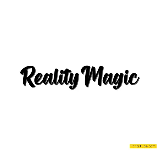 Reality Magic Font