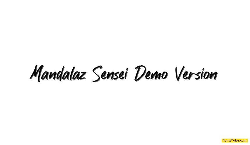 Mandalaz Sensei Demo Font Family
