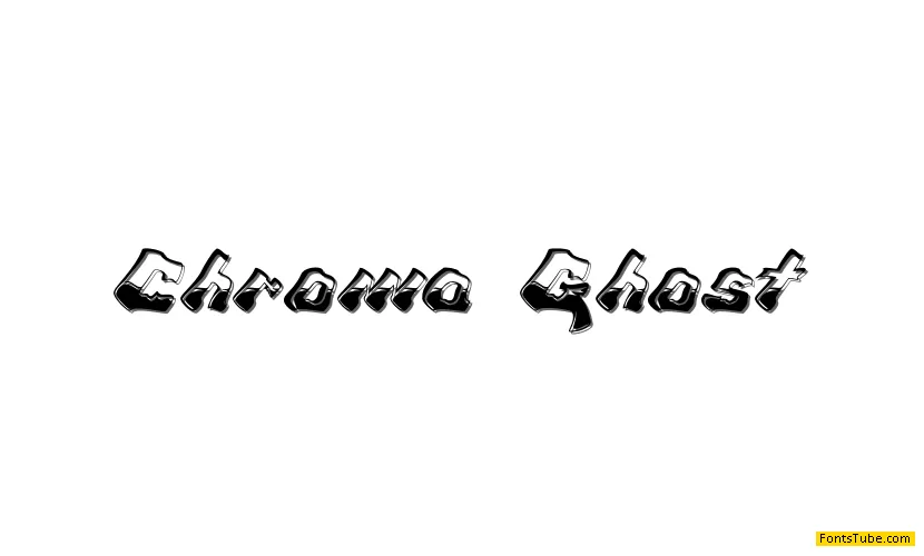 Chroma Ghost Font