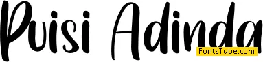 Puisi Adinda Font