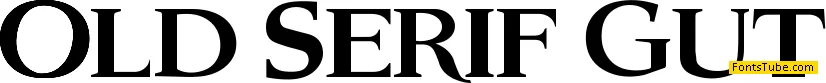 Old Serif Gut Font