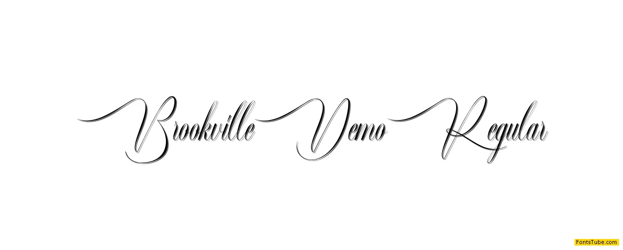 Brookville Demo Font