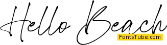 Hello Beach Font