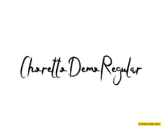Choretto Demo Font