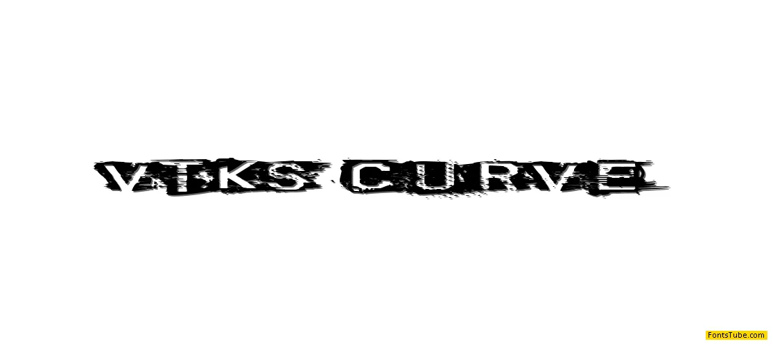 VTKS CURVE Font