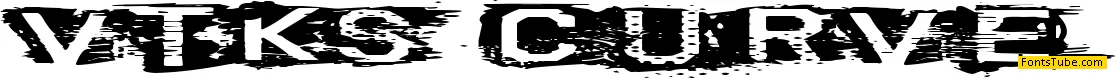 VTKS CURVE Font