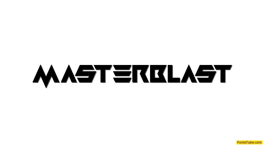Masterblast Font