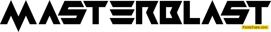 Masterblast Font