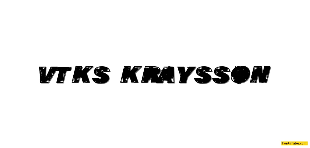 VTKS KRAYSSON Font