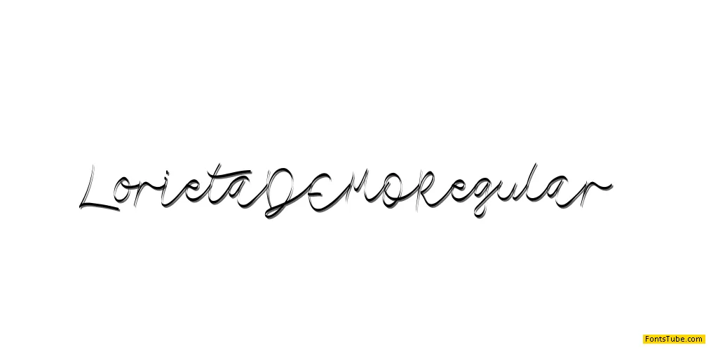 Lorieta DEMO Font