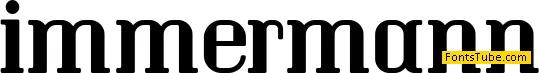 Immermann Font
