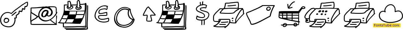 PeaxDrawnIcons Font