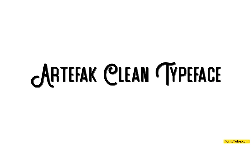 Artefak Typeface Font Family