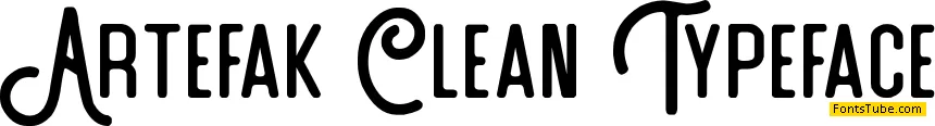 Artefak Typeface Font Family