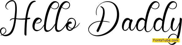 Hello Daddy Font
