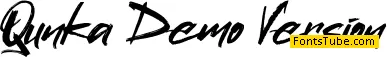 Qunka Demo Version Font