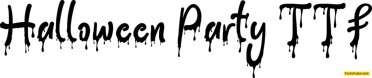 Halloween Party Font