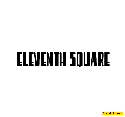 Eleventh Square Font