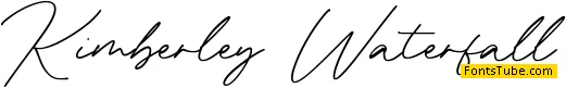 Kimberley Waterfall Font