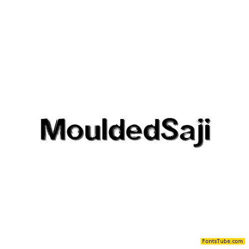 Moulded Saji Font