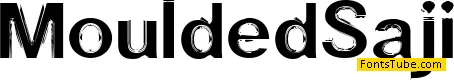 Moulded Saji Font
