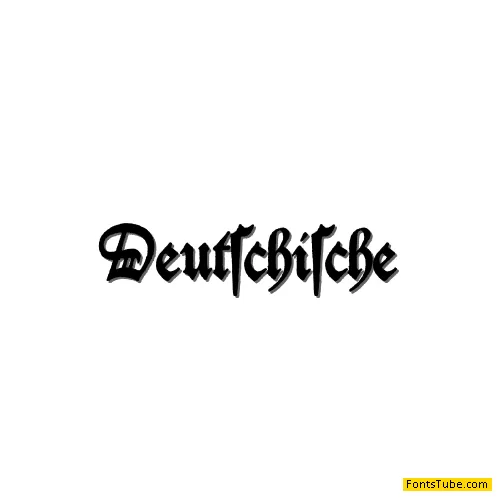 Deutschische Font