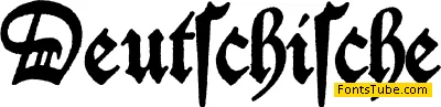 Deutschische Font