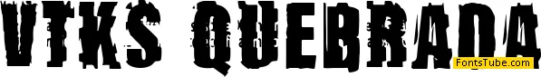 VTKS QUEBRADA Font