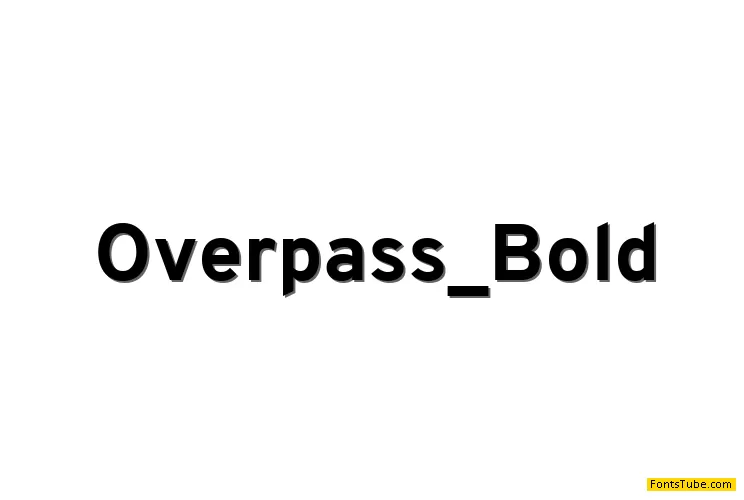 Overpass Font Family
