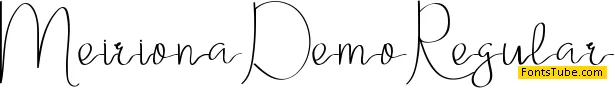 Meiriona Demo Font