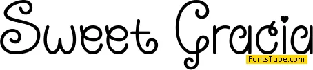Sweet Gracia Demo Font