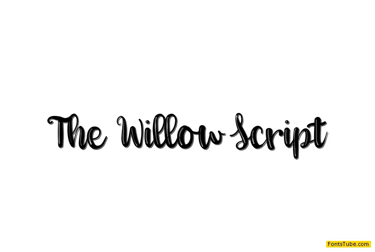 Willow Script Font