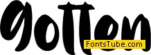 Gotten Font