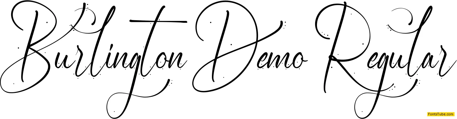 Burlington Demo Font