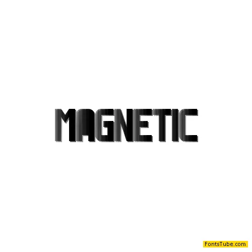 Magnetic Font