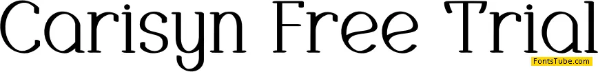 Carisyn Free Trial Font