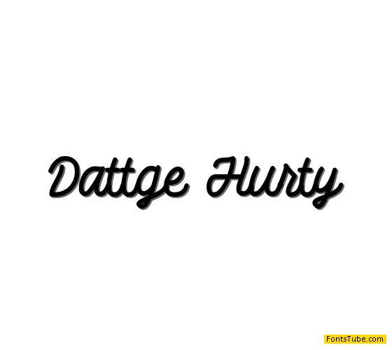 Dattge Hurty Font