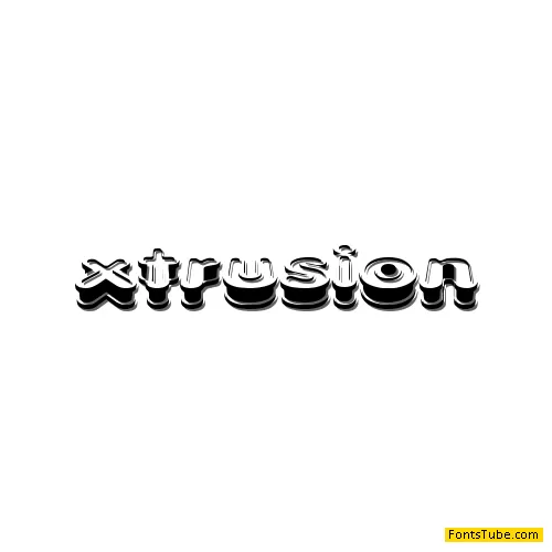 Xtrusion Font